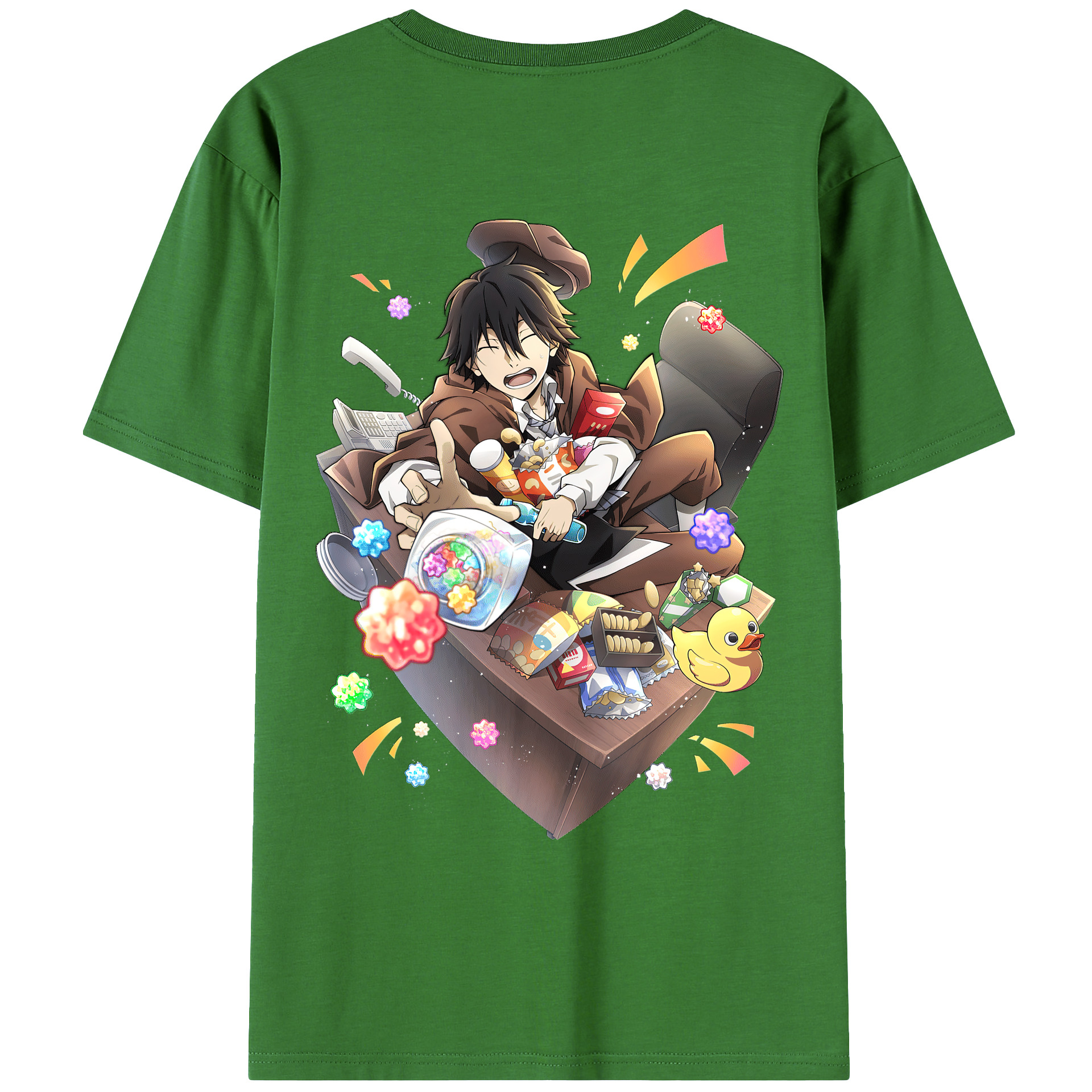 （画像用） 文豪ストレイドッグス Bungo Stray Dogs レディース半袖Tシャツ(バックプリント)